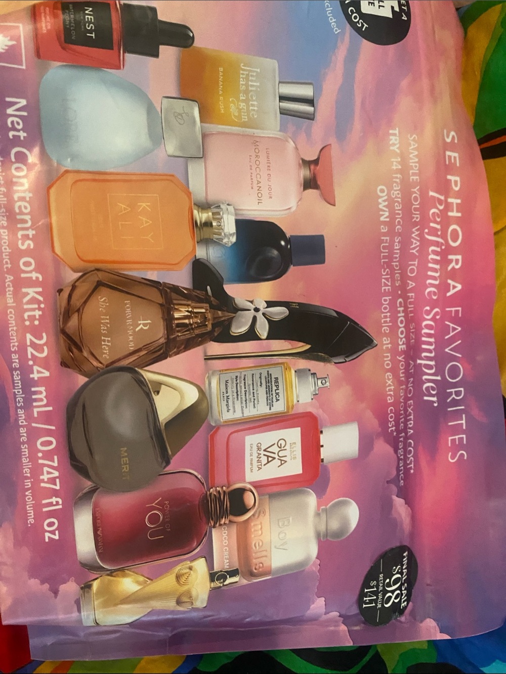 Bath and body Sample Display